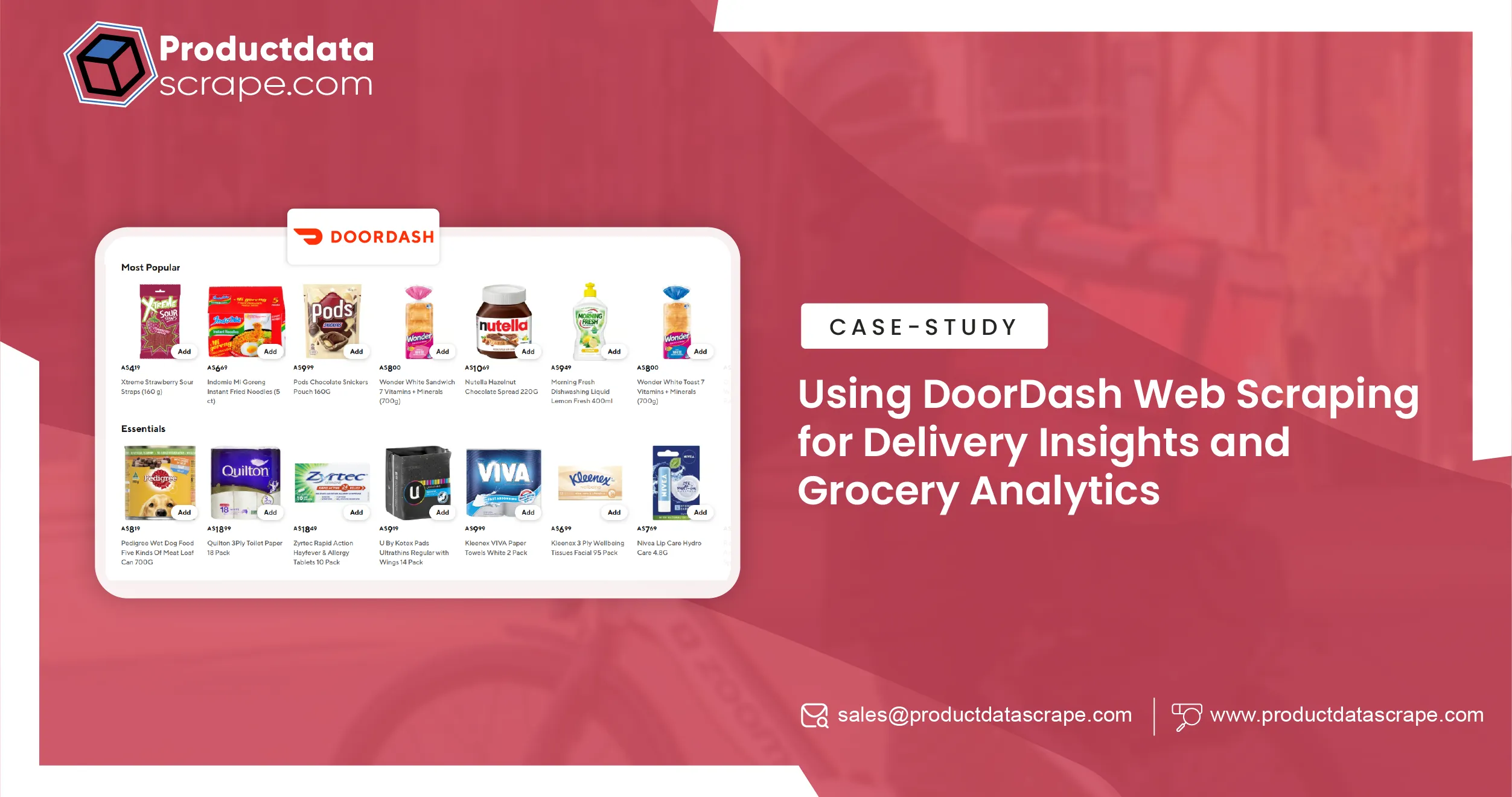 Using DoorDash Web Scraping for Delivery Insights and Grocery Analytics